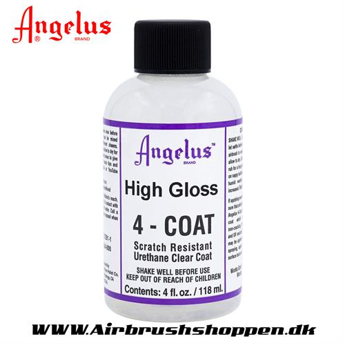Angelus High Gloss 4-Coat Klarlak opløsningsbaseret 118 ml